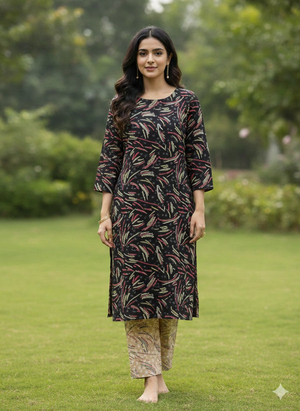 2 Piece Unstitched Digital Print Suit J-0012