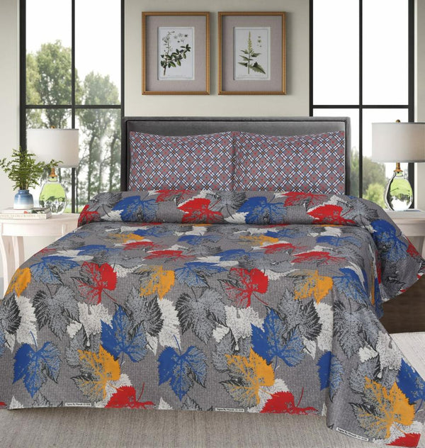 Printed Bedsheet Set 3pc HB-016