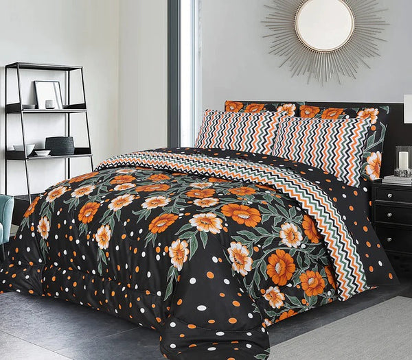 Printed Bedsheet Set 3pc HB-017