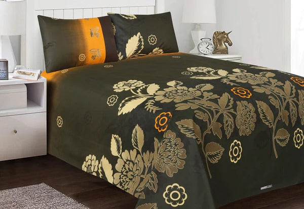 Printed Bedsheet Set 3pc HB-025