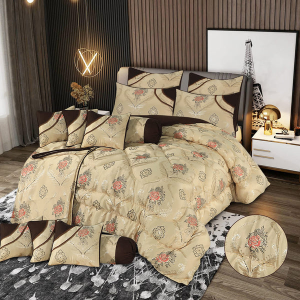 Luxuary Bridal Razai Set 14 PCs Shanghai Fabric